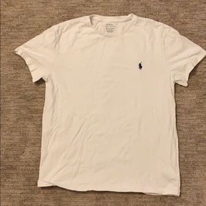 Kids white polo shirt